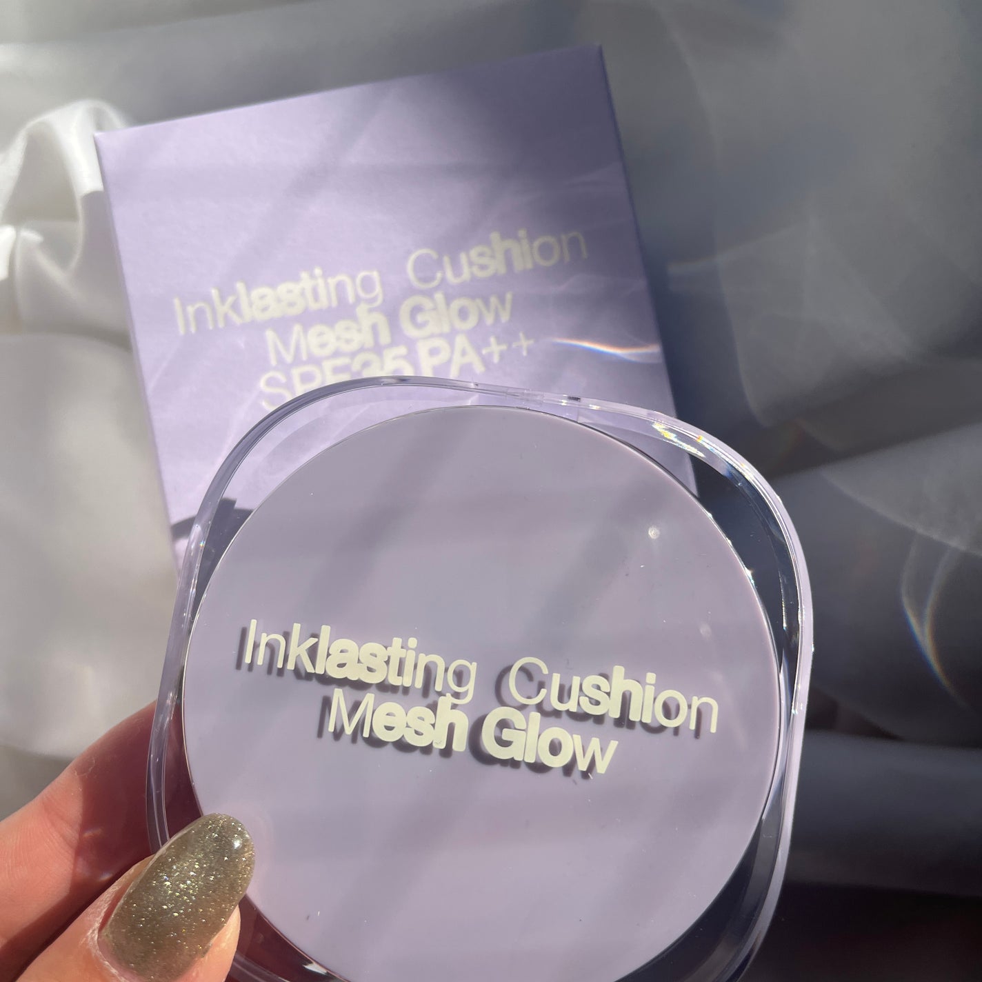 インクラスティングクッションメッシュグロウ/THE FACE SHOP/クッションファンデーションを使ったクチコミ(1枚目)