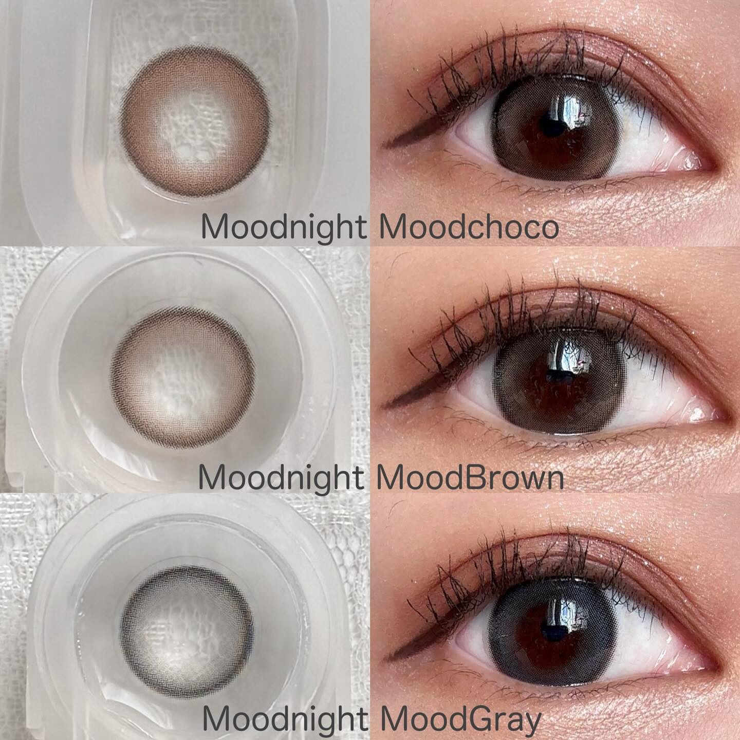 Moodnight 1Month/OLENS/カラーコンタクトレンズを使ったクチコミ（3枚目）