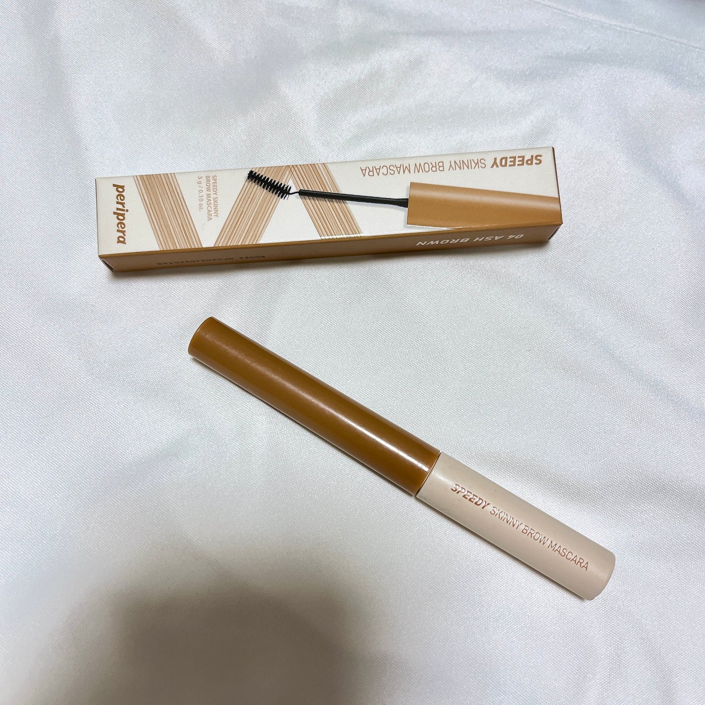 スピーディー スキニー ブロウカラ/PERIPERA/眉マスカラを使ったクチコミ(1枚目)