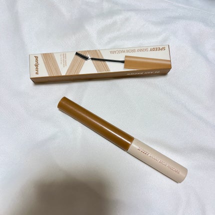 スピーディー スキニー ブロウカラ/PERIPERA/眉マスカラを使ったクチコミ(1枚目)