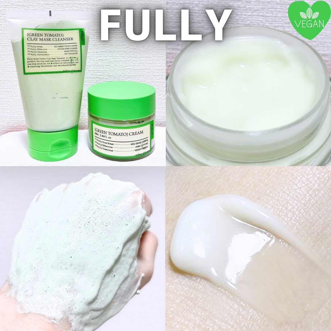 グリーントマトクレイマスククレンザー/FULLY/洗い流すパック・マスクを使ったクチコミ（1枚目）