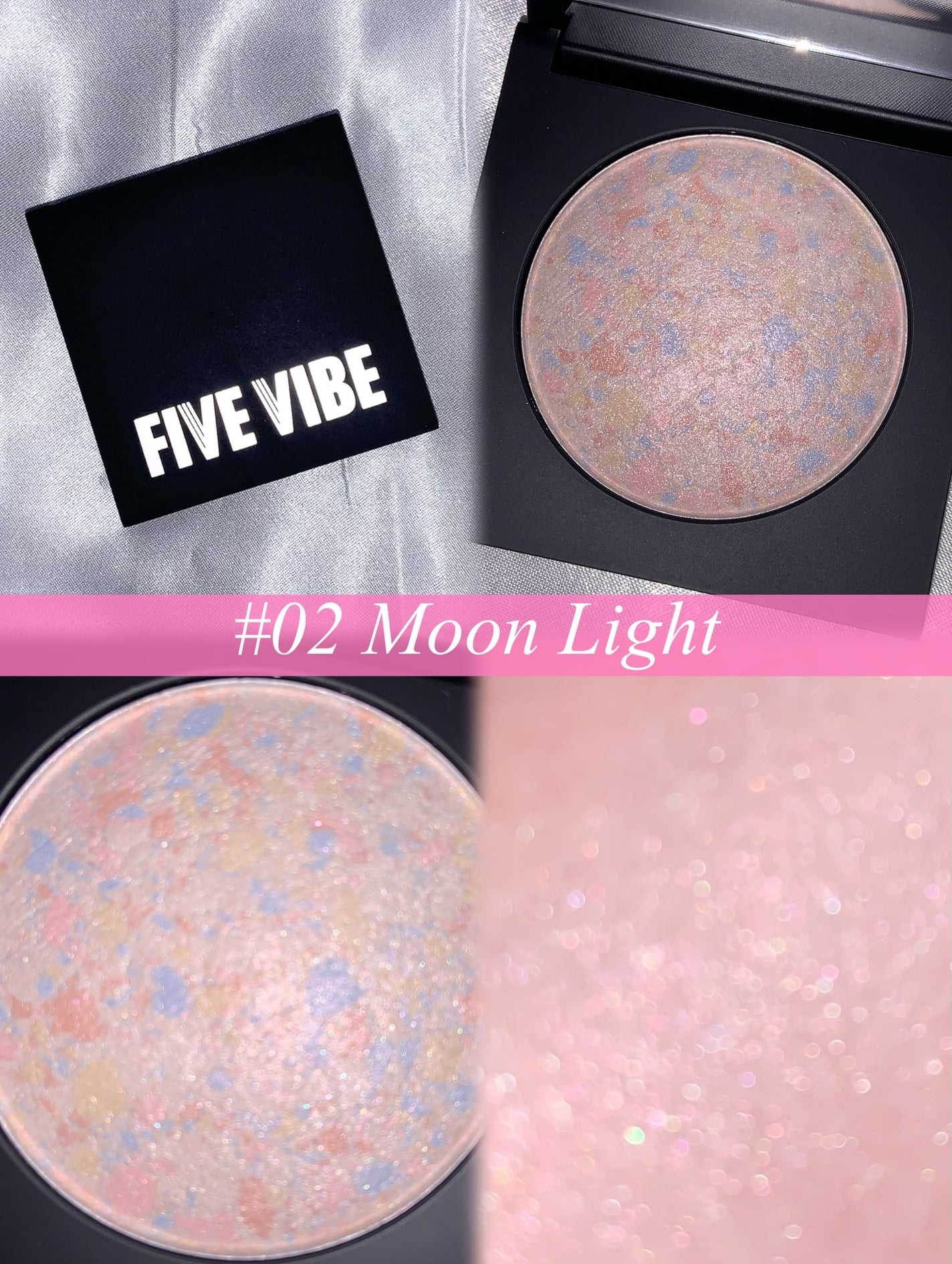 パールライクハイライター/FIVE VIBE/パウダーハイライトを使ったクチコミ(2枚目)