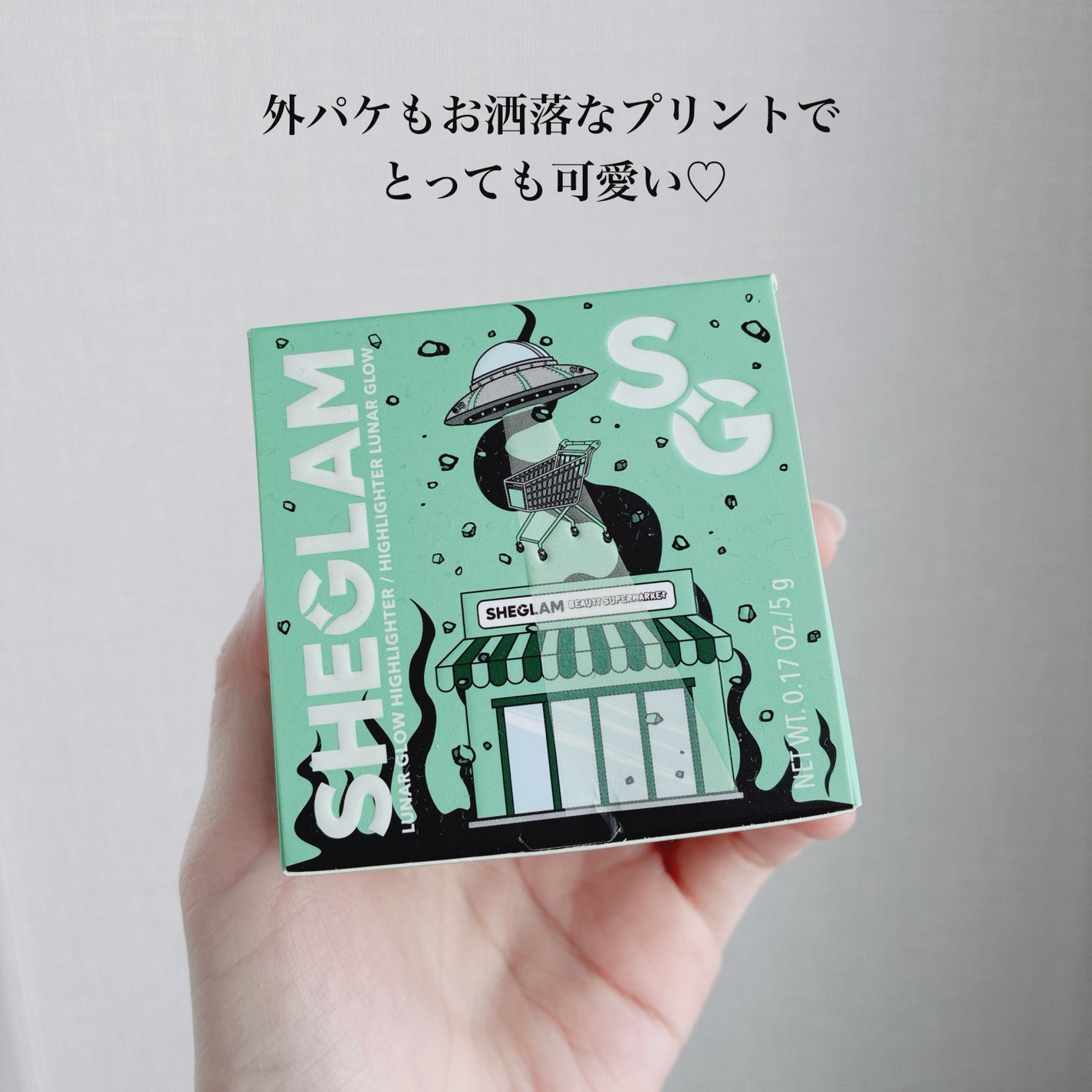 ルナグロウ ハイライター/SHEGLAM/パウダーハイライトを使ったクチコミ(4枚目)