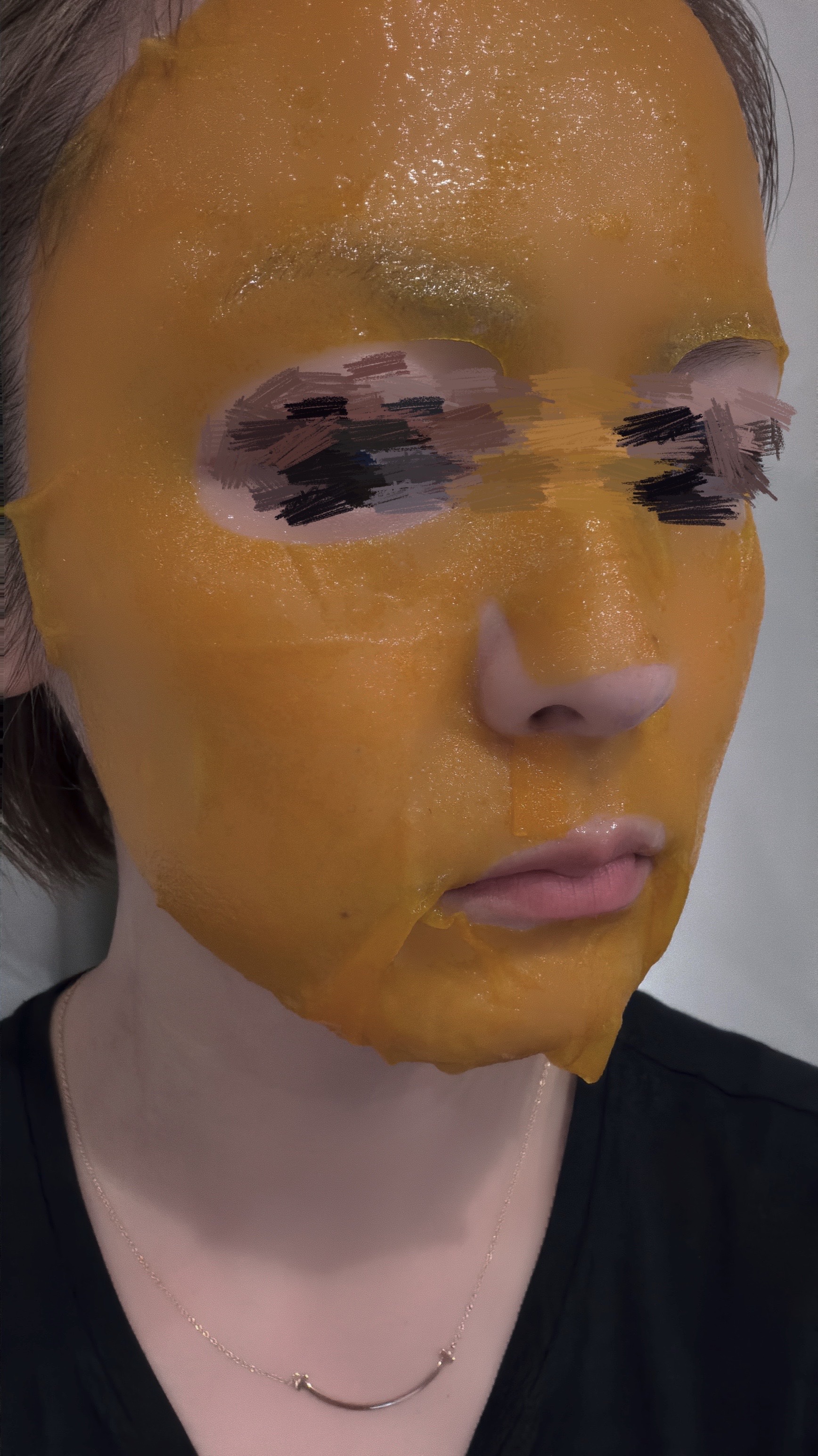 5番 白玉グルタチオンCふりかけマスク/numbuzin/シートマスク・パックを使ったクチコミ（3枚目）