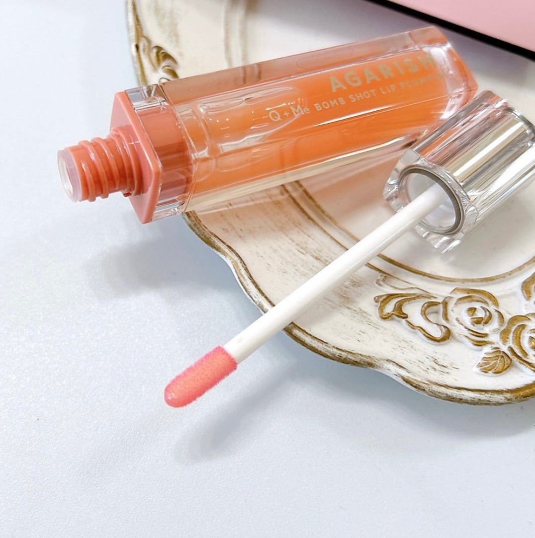 キューミ―ボムショットリッププランパー/AGARISM/リッププランパーを使ったクチコミ(2枚目)