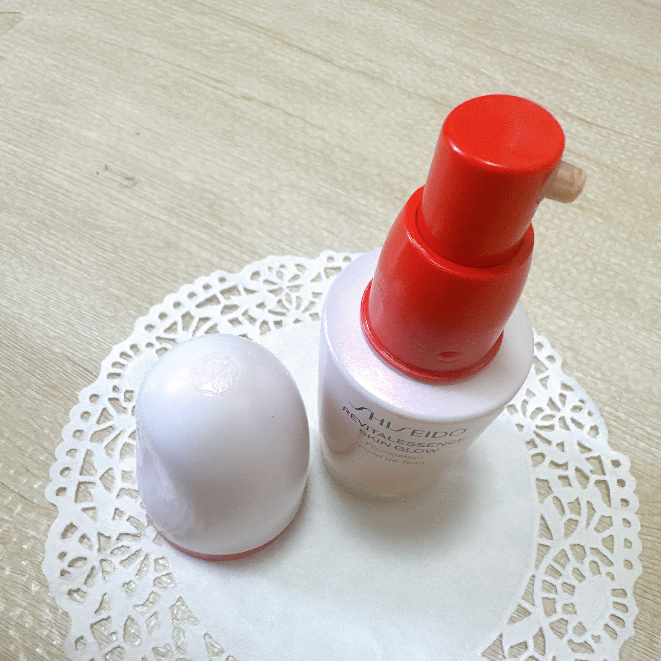 エッセンス スキングロウ ファンデーション 240 Quartz/SHISEIDO/リキッドファンデーションを使ったクチコミ（3枚目）