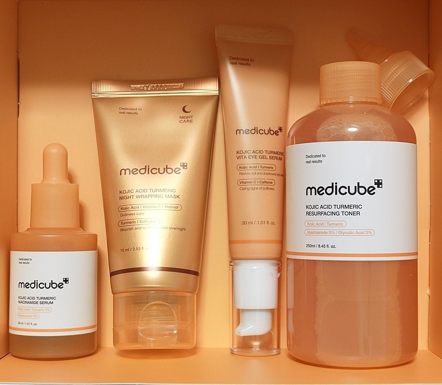 コウジ酸ターメリックナイトラッピングマスク/MEDICUBE/洗い流すパック・マスクを使ったクチコミ(2枚目)