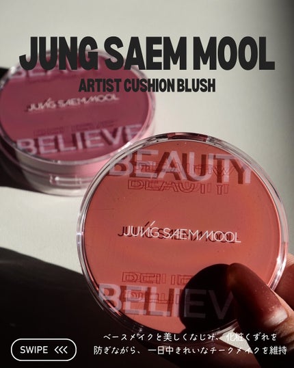 アーティストクッションブラッシュ/JUNG SAEM MOOL/リキッドチークを使ったクチコミ(2枚目)