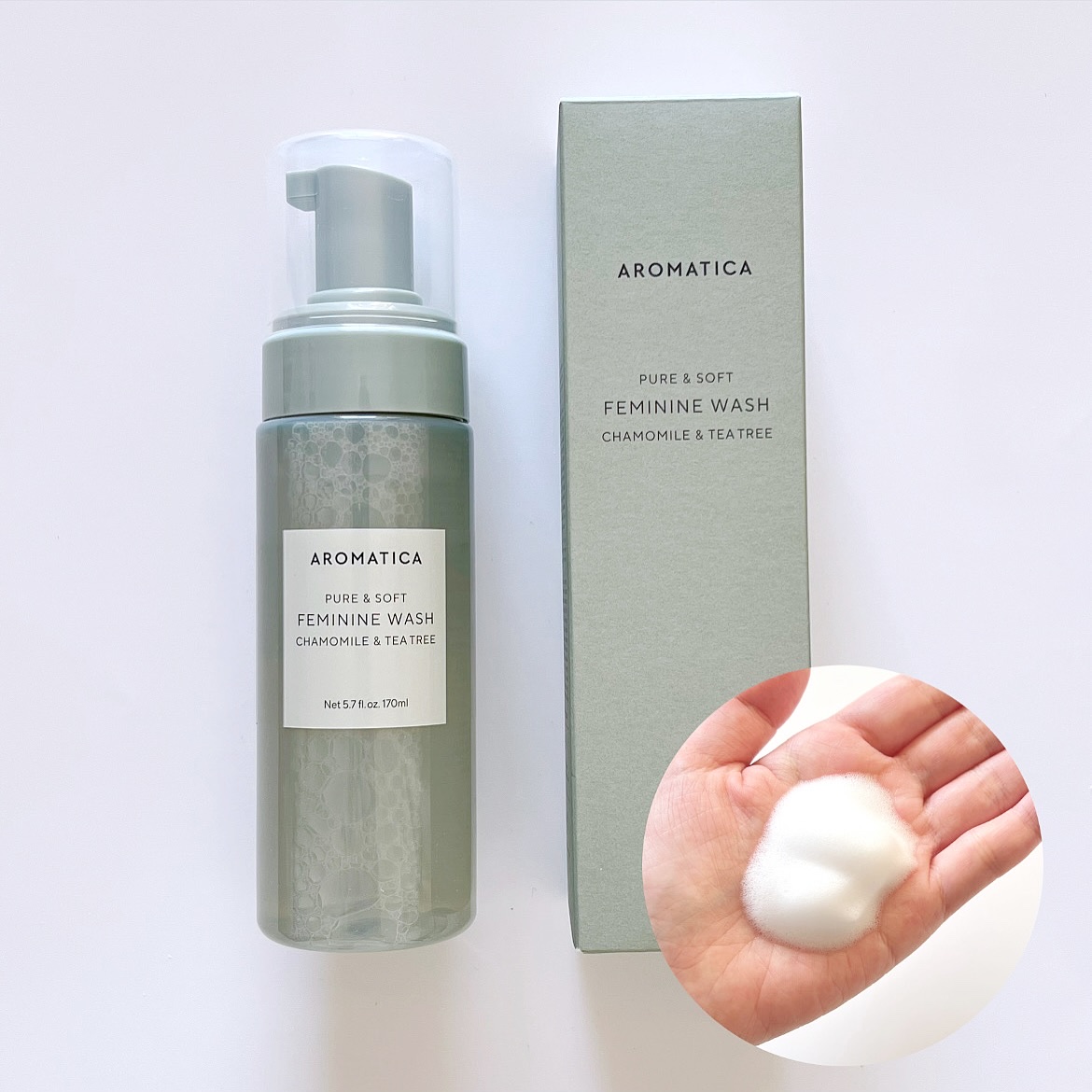ピュア＆ソフトフェミニンウォッシュ /AROMATICA/デリケートゾーンケアを使ったクチコミ（3枚目）