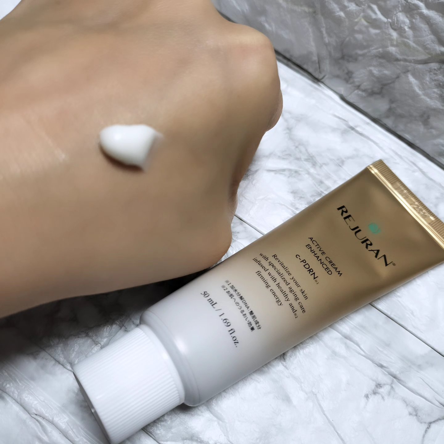 REJURAN ターンオーバーアクティブクリーム 50ml/REJURAN COSMETICS/フェイスクリームを使ったクチコミ（1枚目）