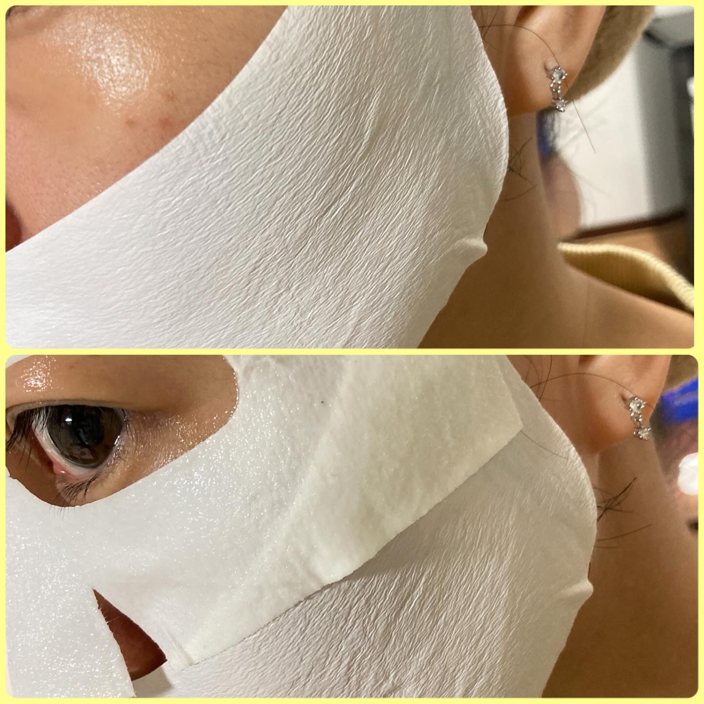 ポアブライトニングシミケアクリームラッピングパック/celimax/シートマスク・パックを使ったクチコミ（3枚目）