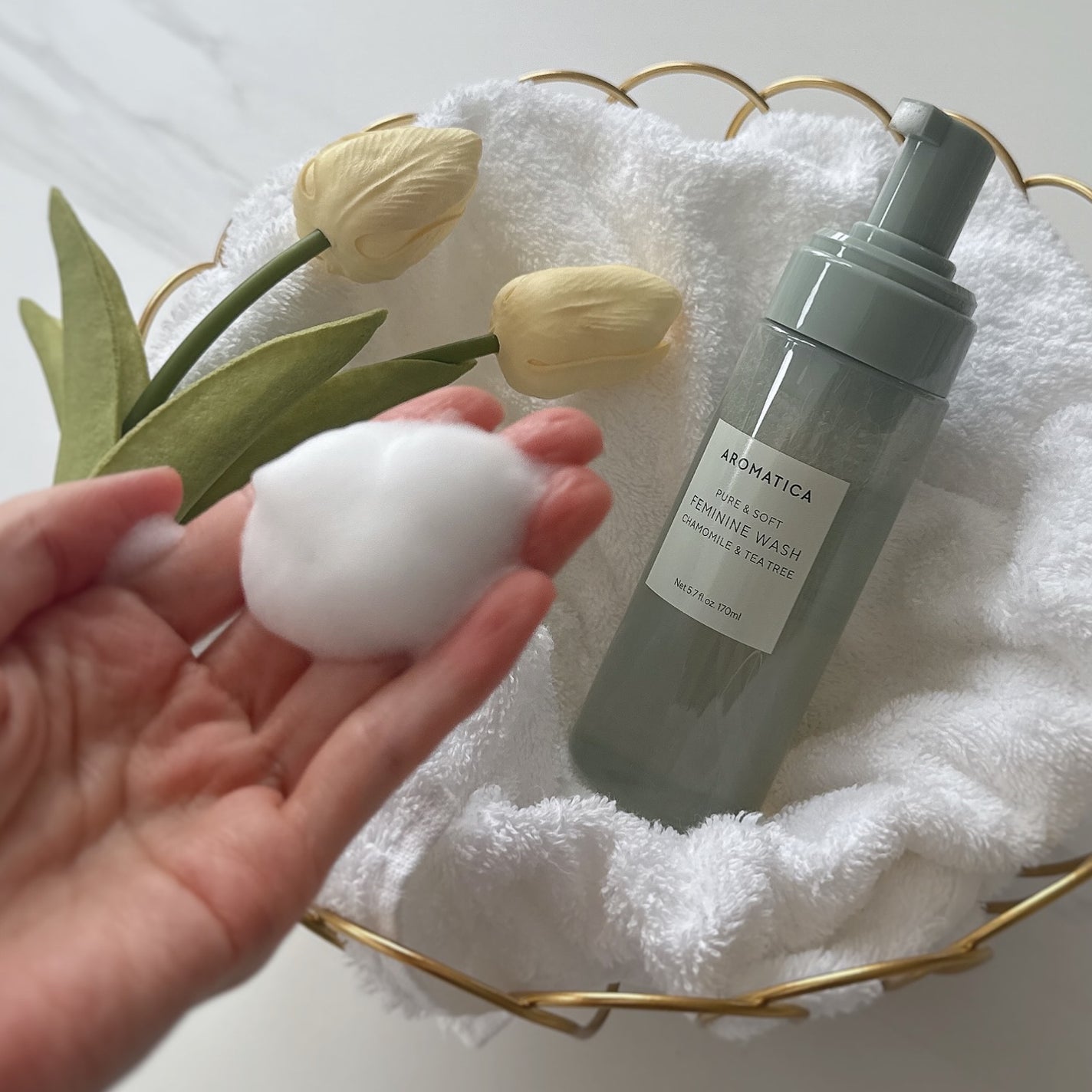 ピュア&ソフトフェミニンウォッシュ /AROMATICA/デリケートゾーンケアを使ったクチコミ(6枚目)