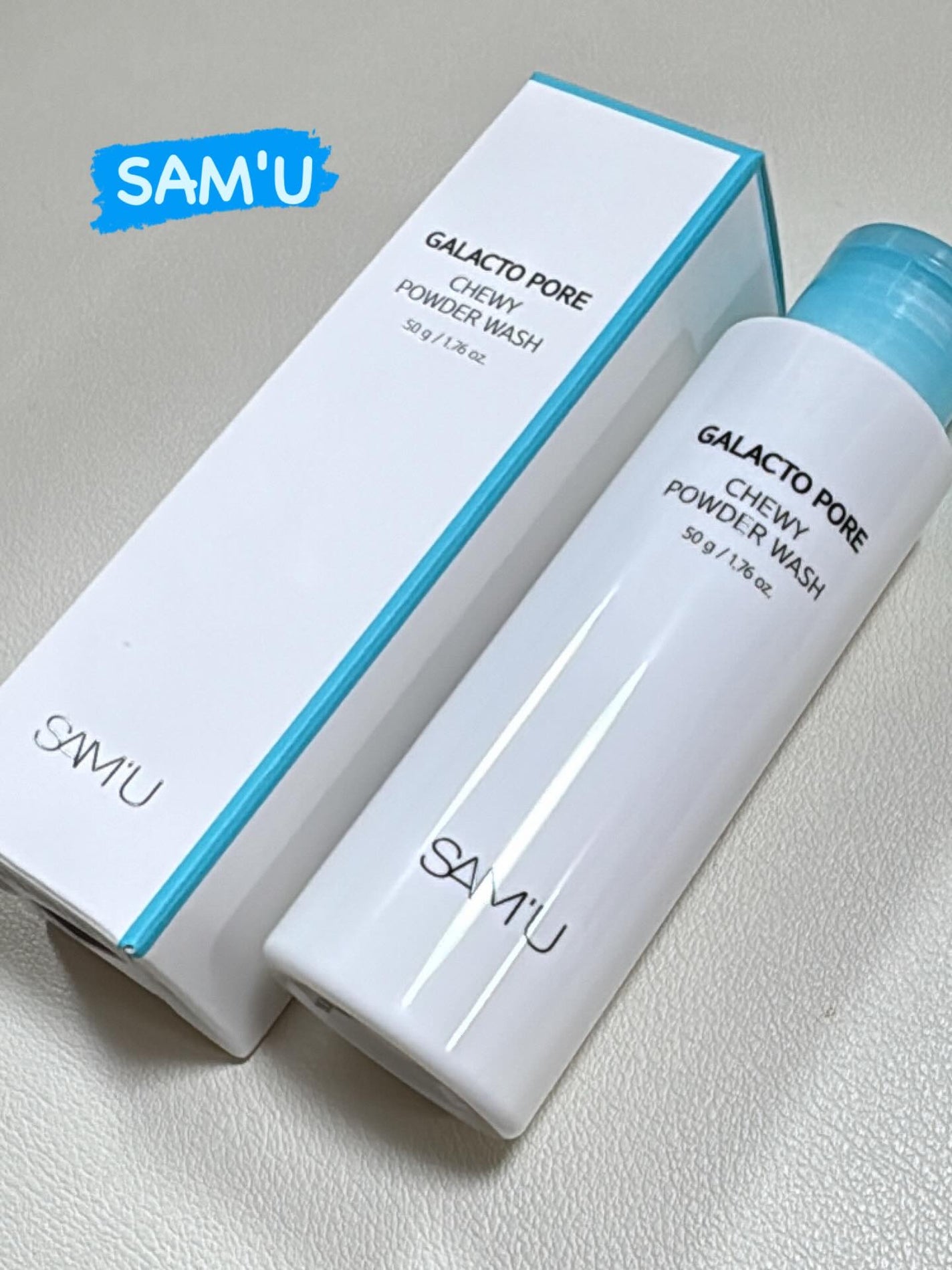 サミュ ガラクトポア チューイー パウダーウォッシュ/SAM'U/洗顔パウダーを使ったクチコミ(1枚目)