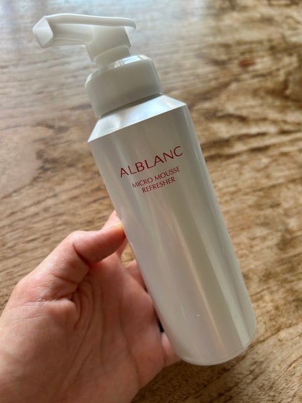 マイクロムース リフレッシャー/ALBLANC/泡洗顔を使ったクチコミ(1枚目)
