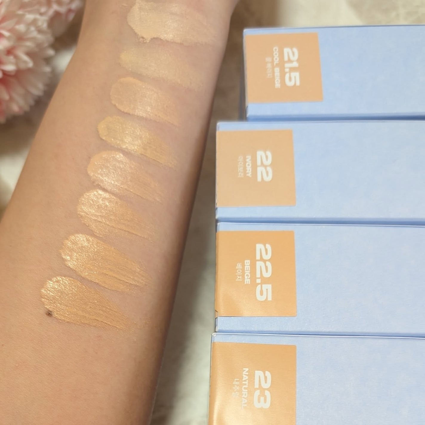 ウォーターレイヤーフィットクッション/ABOUT TONE/クッションファンデーションを使ったクチコミ(7枚目)