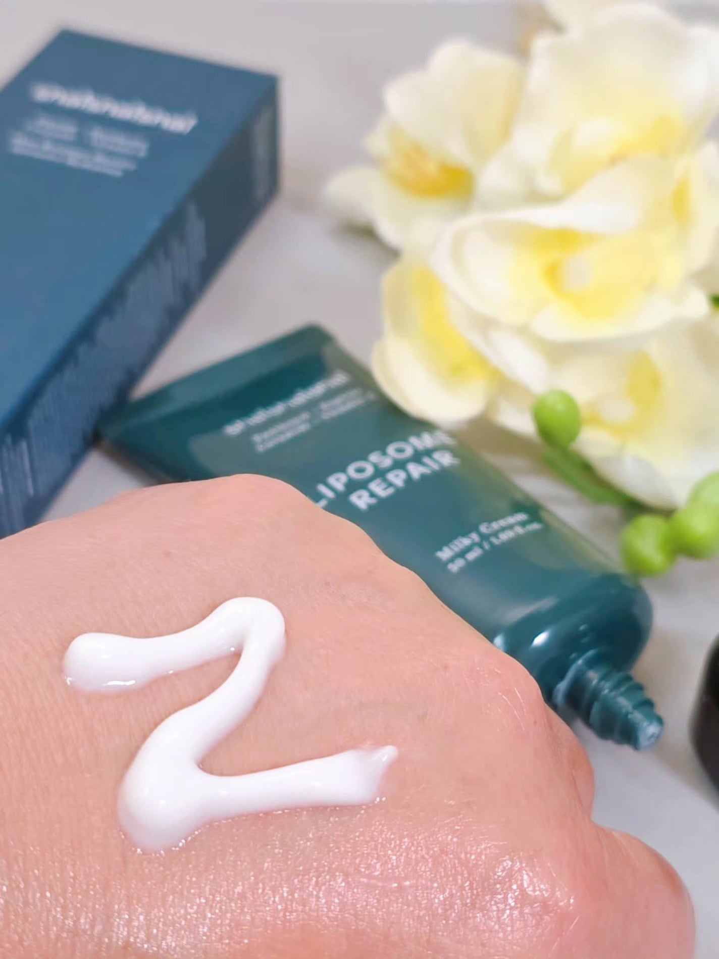 リポソームリペア ミルキークリーム/shaishaishai/フェイスクリームを使ったクチコミ(3枚目)