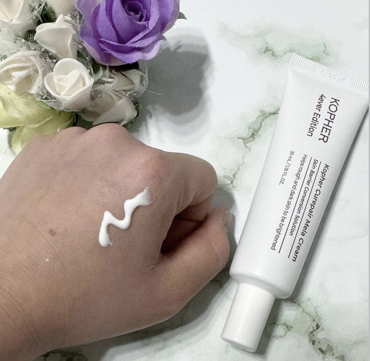 CUREPAIR MELA CREAM /KOPHER/フェイスクリームを使ったクチコミ（3枚目）