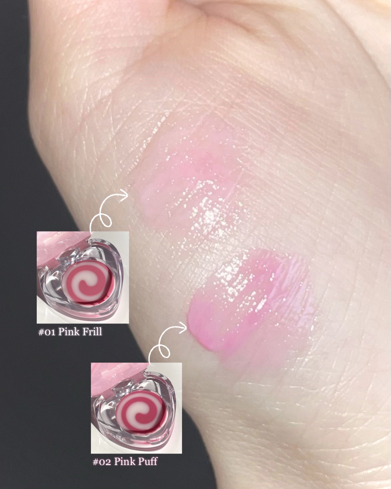 キャンディローリングポット/dasique/リップグロスを使ったクチコミ（3枚目）