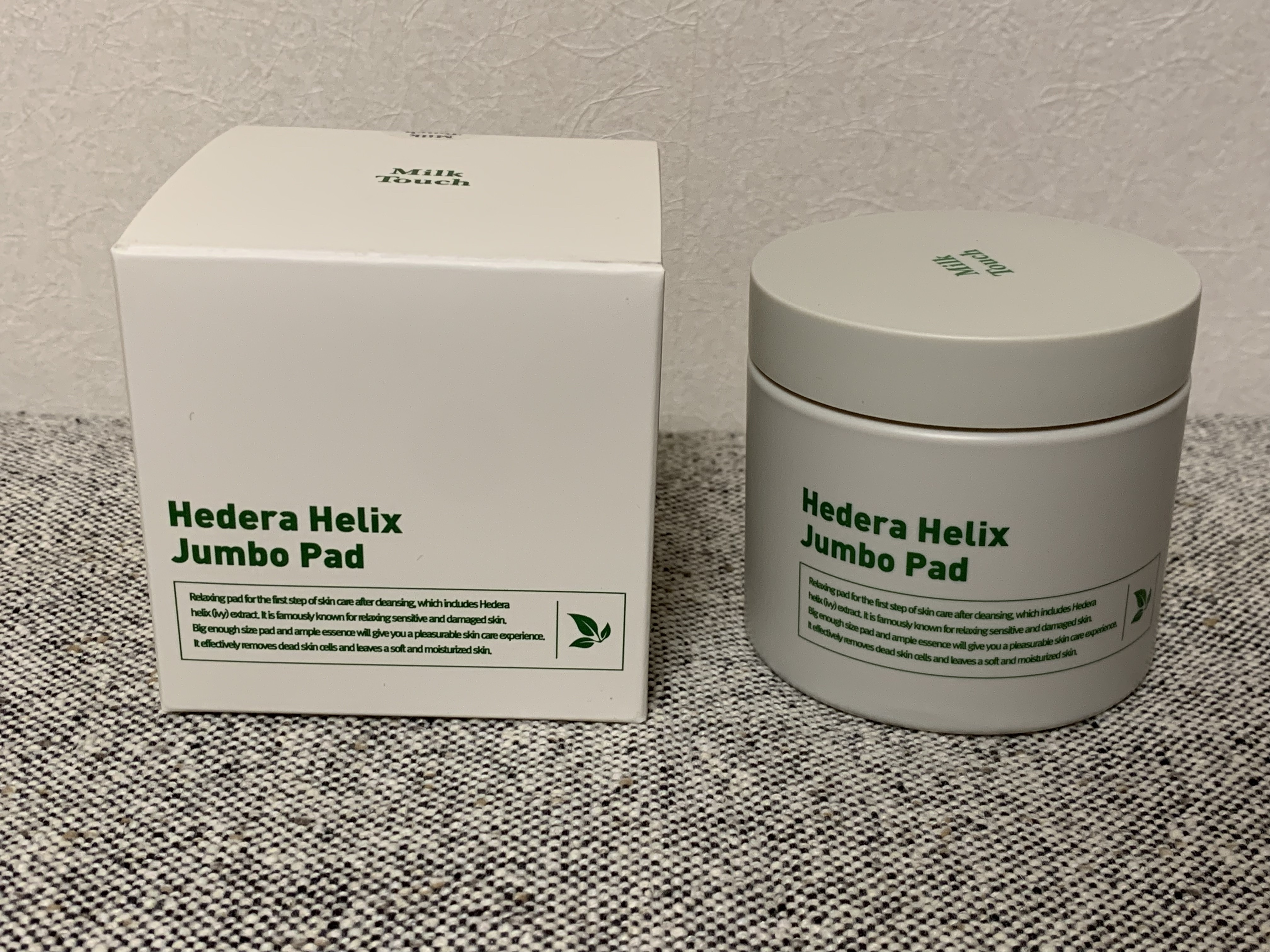 ヘデラヘリックスジャンボパッド/Milk Touch/トナーパッドを使ったクチコミ（1枚目）