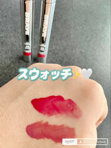 THIN GLOW TINT/BRAYE/口紅を使ったクチコミ(2枚目)