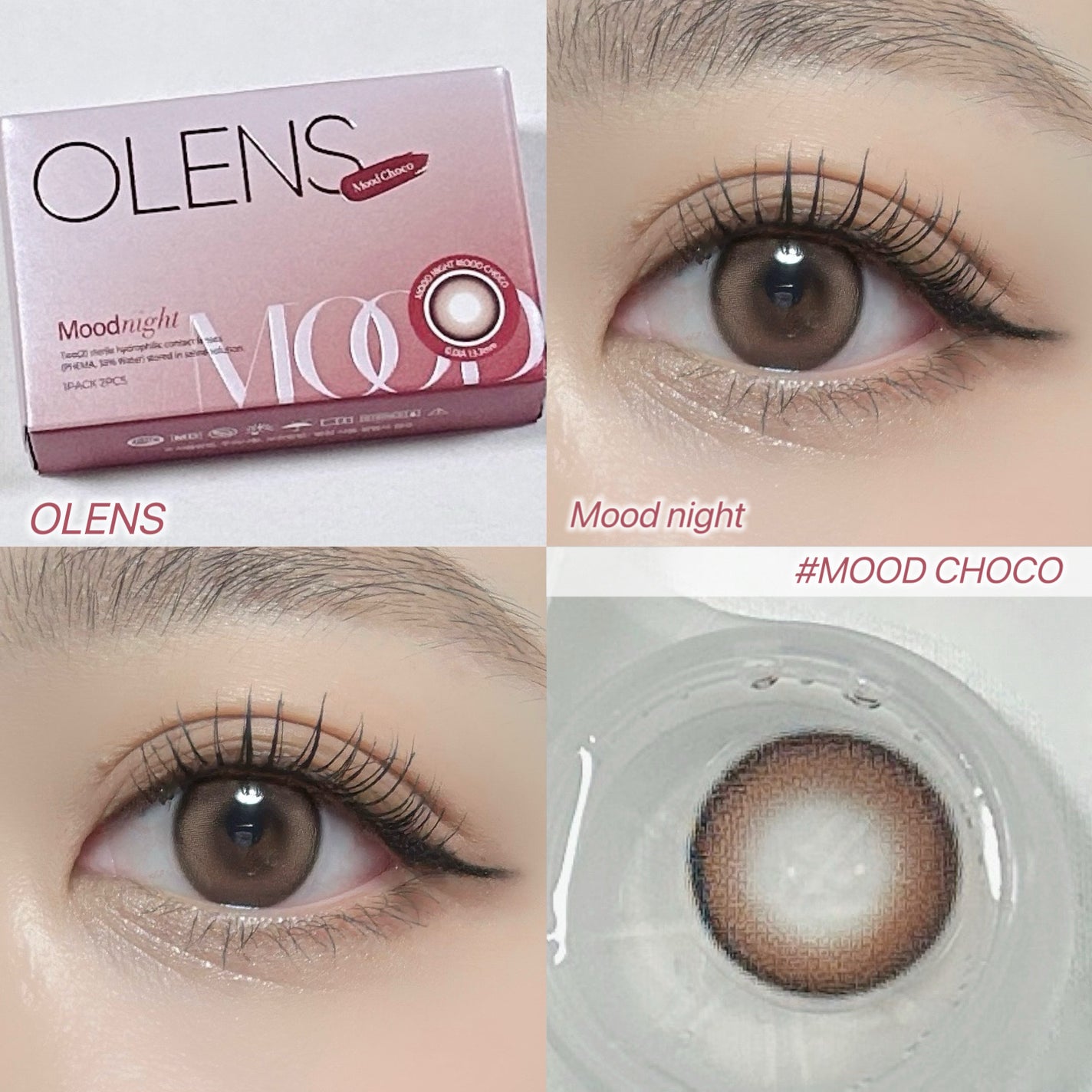 Moodnight 1Month/OLENS/カラーコンタクトレンズを使ったクチコミ(1枚目)