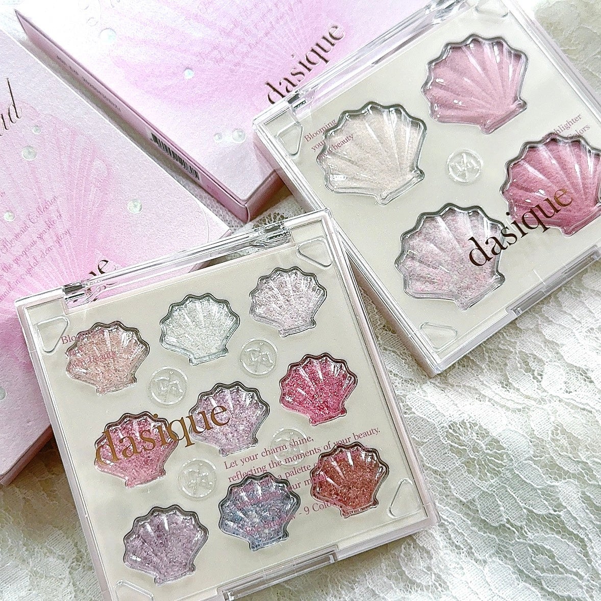 さくら on LIPS 「人魚姫みたいなキラキラグリッターアイシャドウ🥰9色全部ラメだよ..」(7枚目)