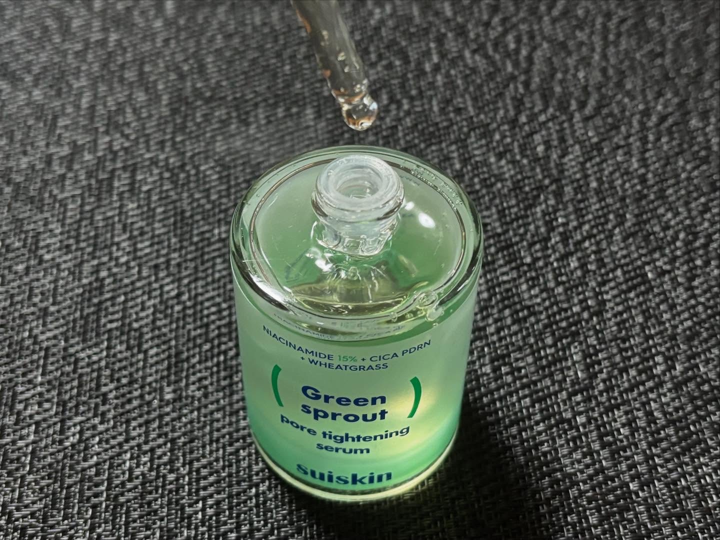 若芽ポアタイトニングセラム/suiskin/美容液を使ったクチコミ（2枚目）