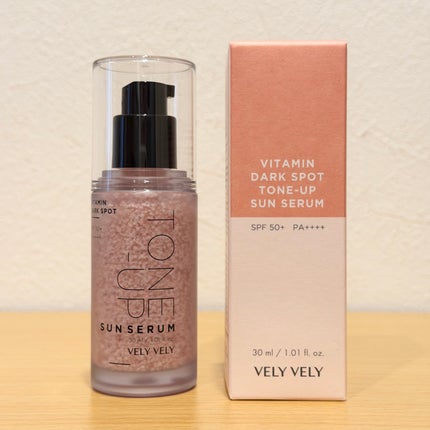 ビタミントーンアップサンセラム/VELY VELY/日焼け止めローションを使ったクチコミ(1枚目)