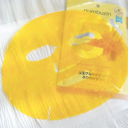 5番 白玉グルタチオンCふりかけマスク/numbuzin/シートマスク・パックを使ったクチコミ(3枚目)