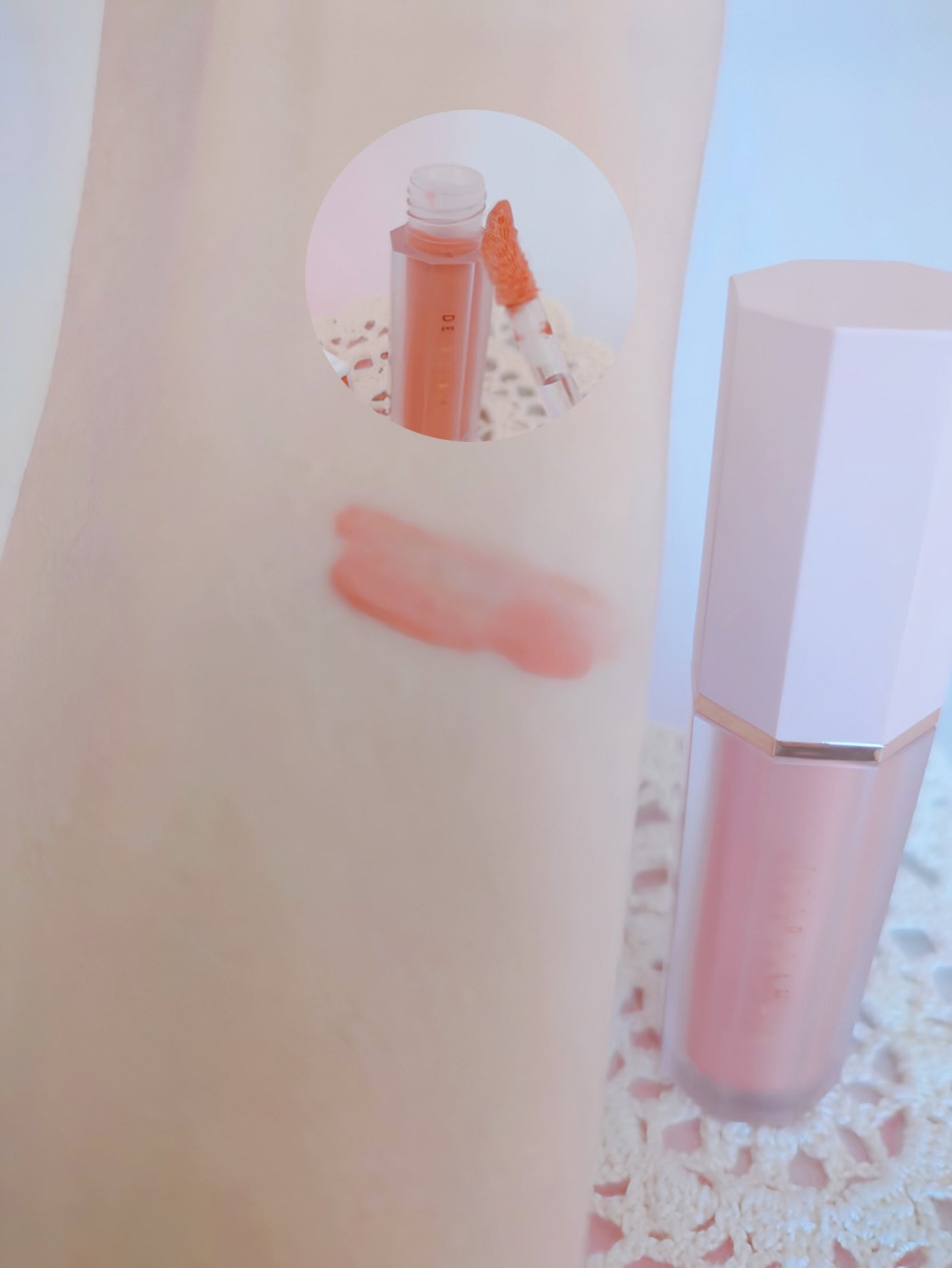 ペタルドロップリキッドブラッシャー/DEAR DAHLIA/リキッドチークを使ったクチコミ(2枚目)