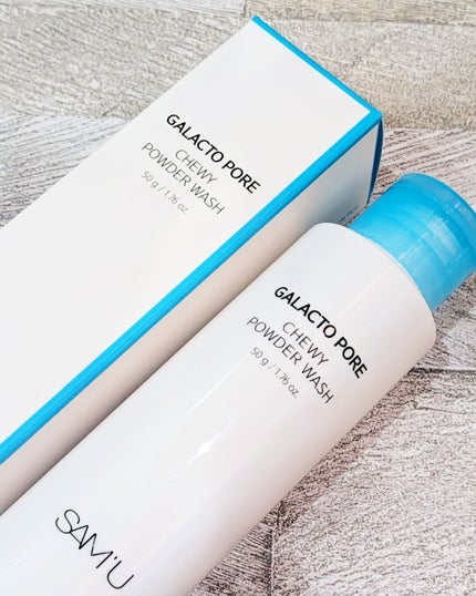 サミュ ガラクトポア チューイー パウダーウォッシュ/SAM'U/洗顔パウダーを使ったクチコミ(4枚目)