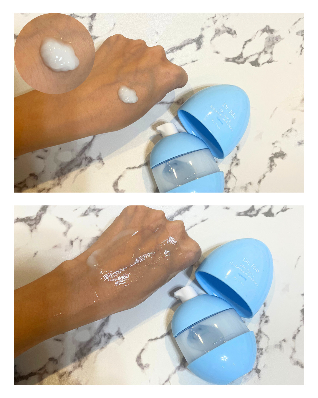ブルーアガベヒアルロン酸クリーム/Dr.Bio/フェイスクリームを使ったクチコミ（2枚目）