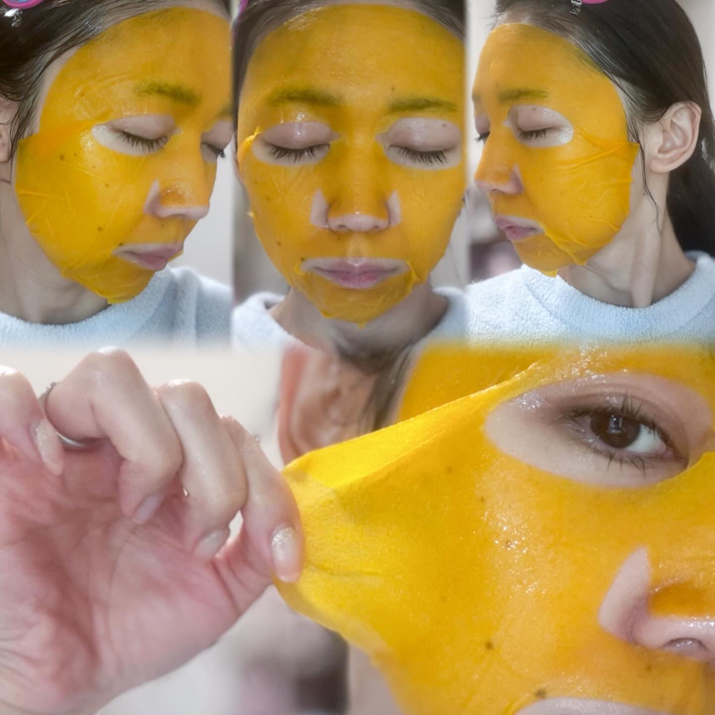 5番 白玉グルタチオンCふりかけマスク/numbuzin/シートマスク・パックを使ったクチコミ（2枚目）