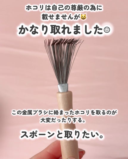 ヘアブラシのお掃除ブラシ/貝印/ヘアケアグッズを使ったクチコミ(5枚目)