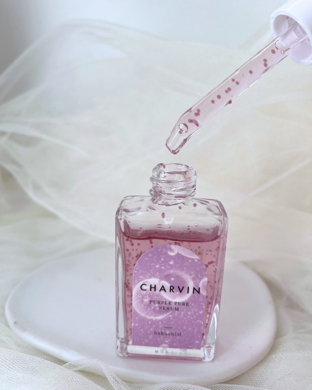 PURPLE PURE SERUM/CHARVIN/美容液を使ったクチコミ(2枚目)