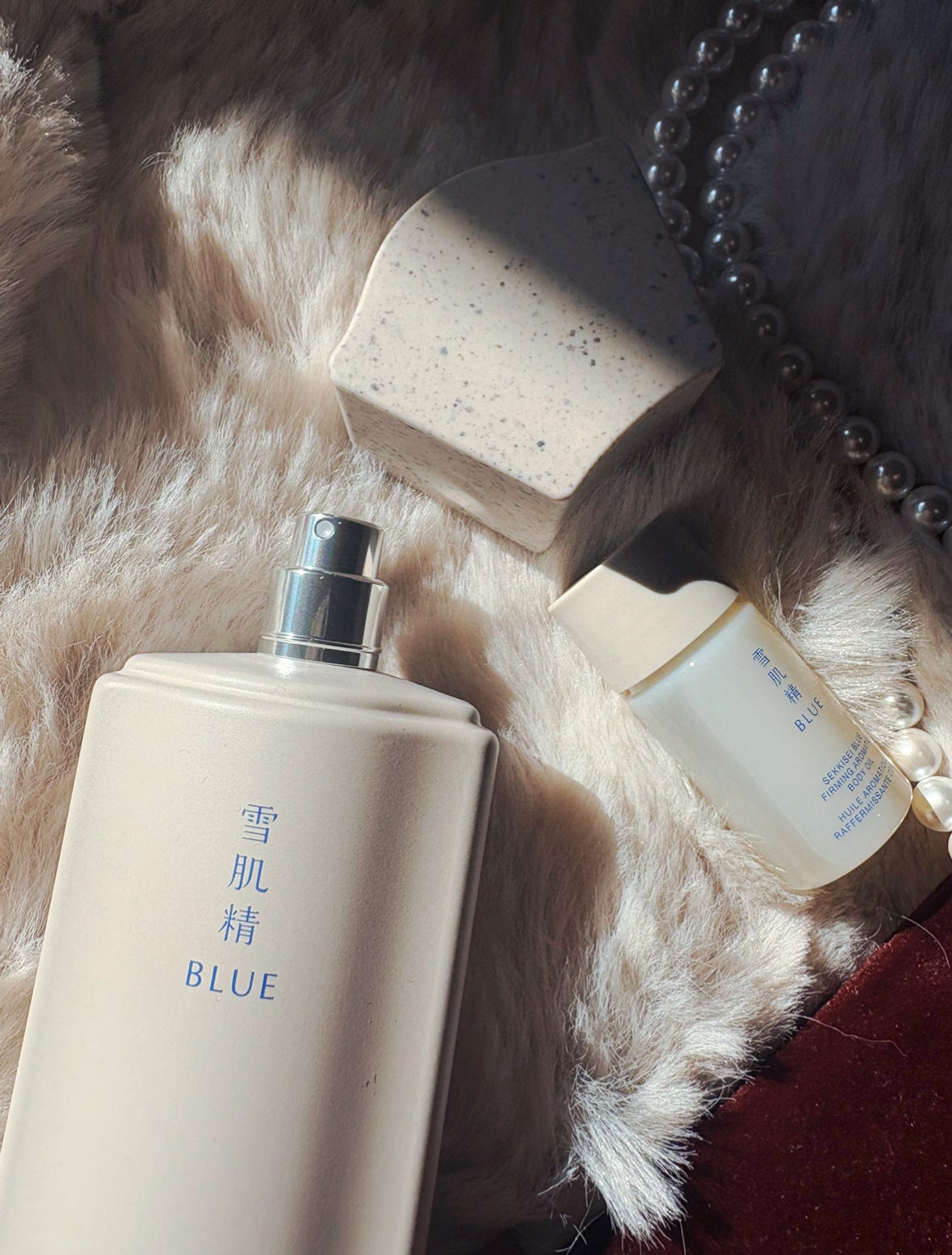 雪肌精 BLUE ディープブレス メディテーション アロマ ミスト リミテッドキット/雪肌精/スキンケアキットを使ったクチコミ(4枚目)