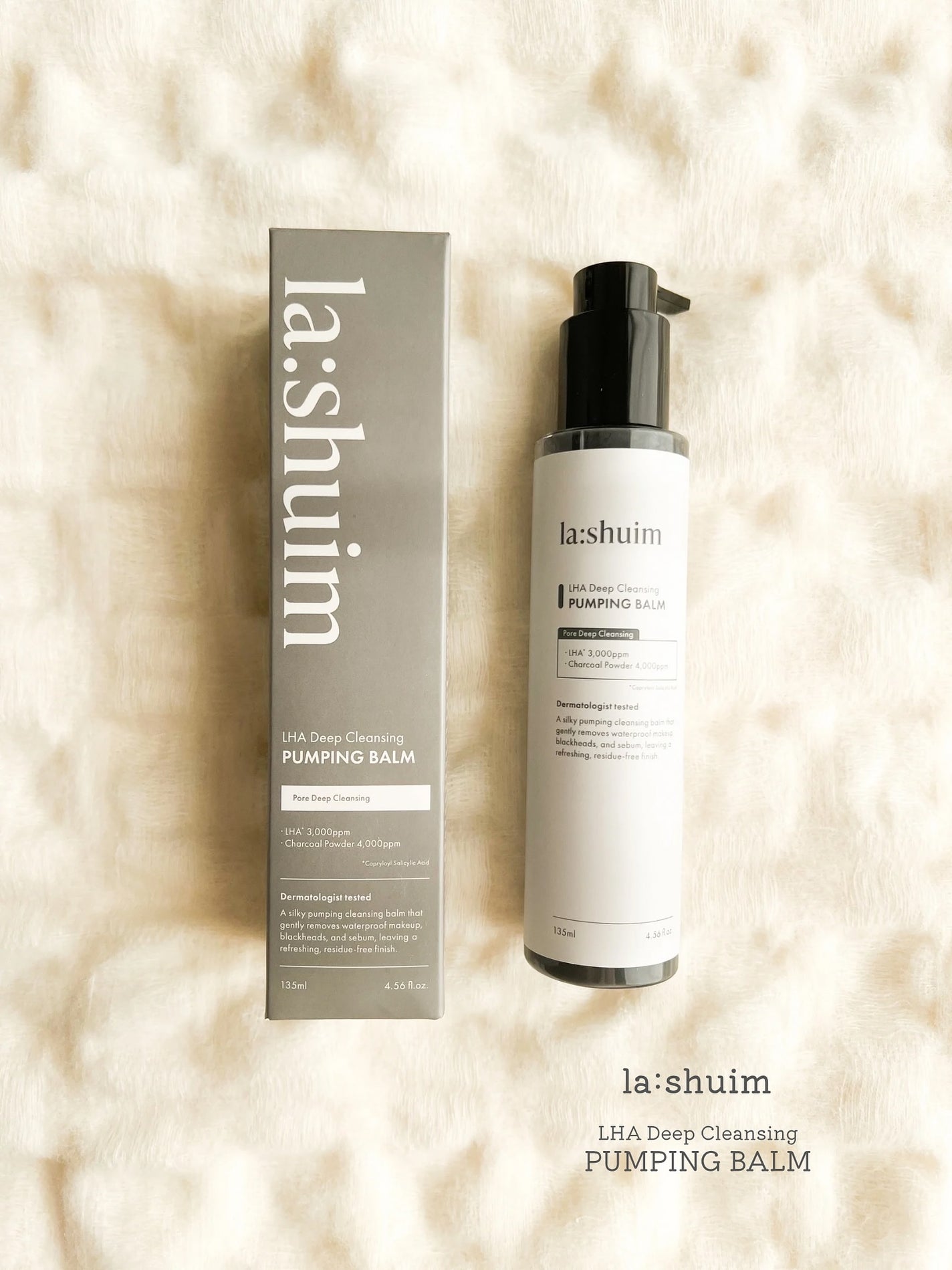 ラ・シューム LHA ディープクレンジング ポンピング バーム/la:shuim/クレンジングバームを使ったクチコミ(2枚目)