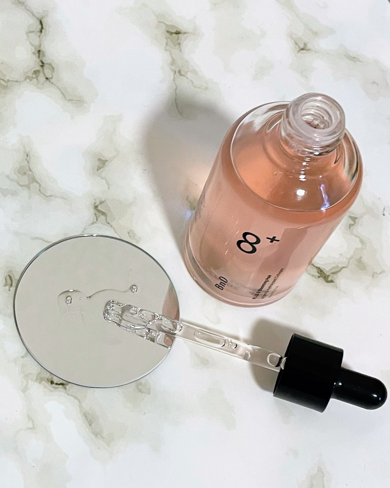 8+ブルーミングヘアオイル　ナチュラルフローラルの香り/BnD/ヘアオイルを使ったクチコミ（3枚目）