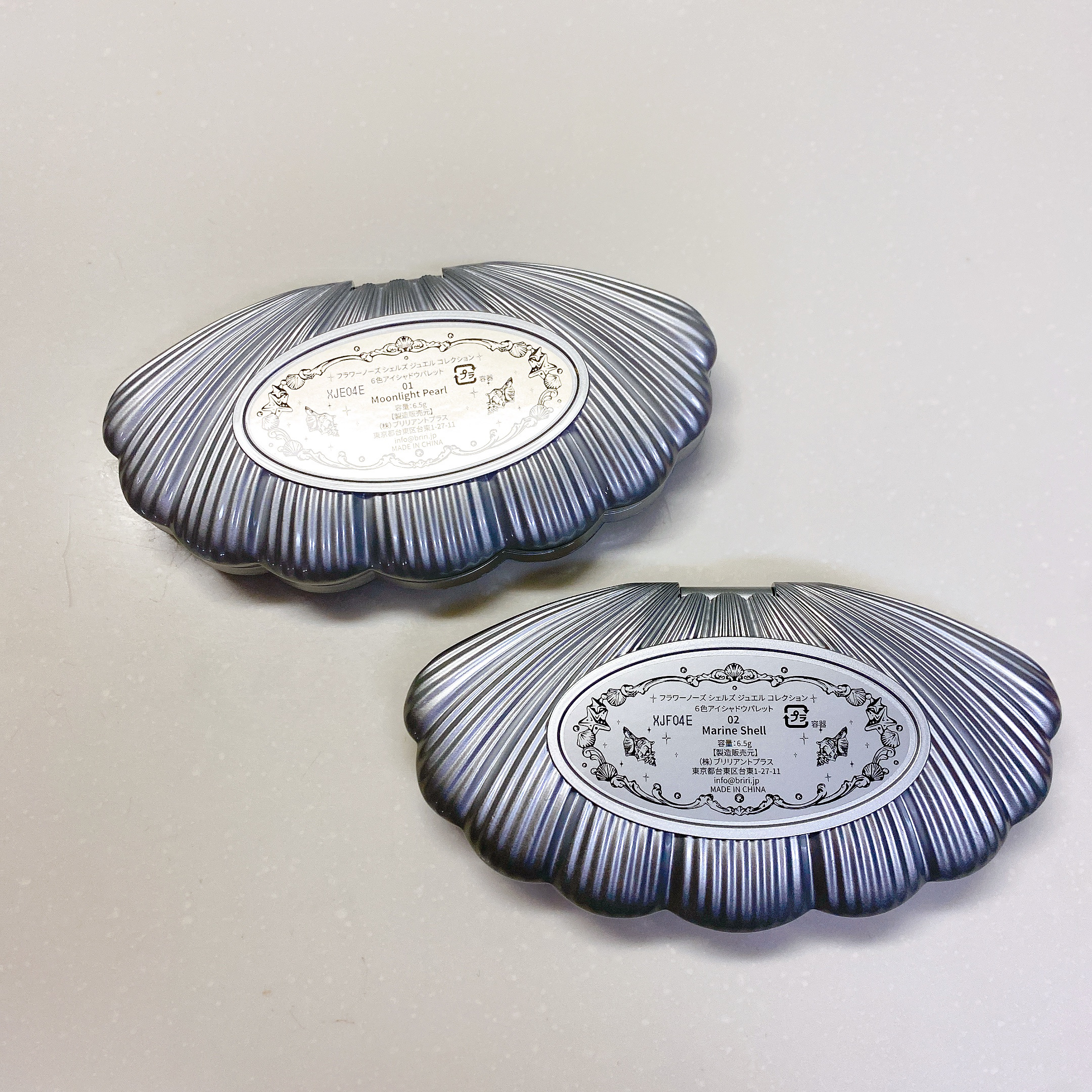 シェルズジュエルコレクション 6色アイシャドウパレット/FlowerKnows/アイシャドウパレットを使ったクチコミ（3枚目）