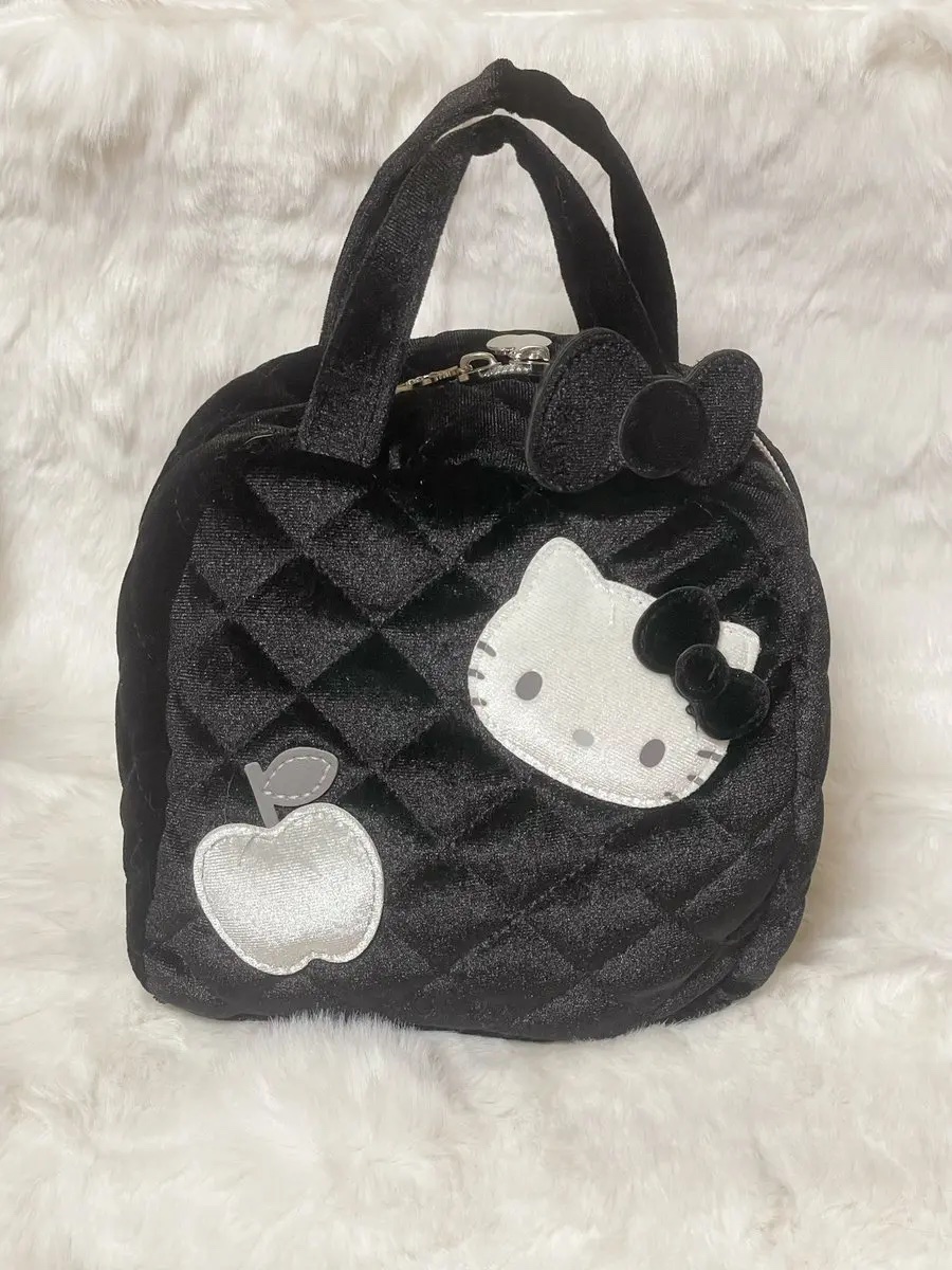 HELLO KITTY × BRILMY 中身が見えて時短がかなう ズボラに優しいコスメポーチ BOOK VELOUR BLACK ver./BRILMY/雑誌を使ったクチコミ（1枚目）