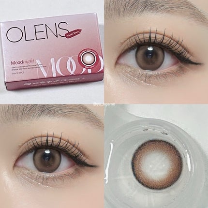 Moodnight 1Month ブラウン/OLENS/カラーコンタクトレンズの画像