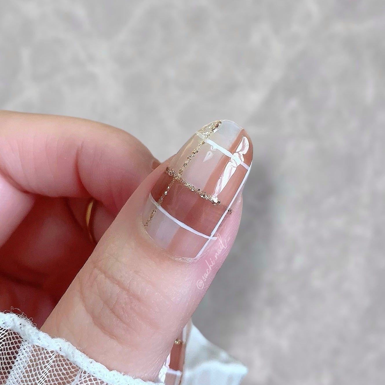 ネイル エナメル 細筆タイプ/ちふれ/マニキュアを使ったクチコミ(5枚目)