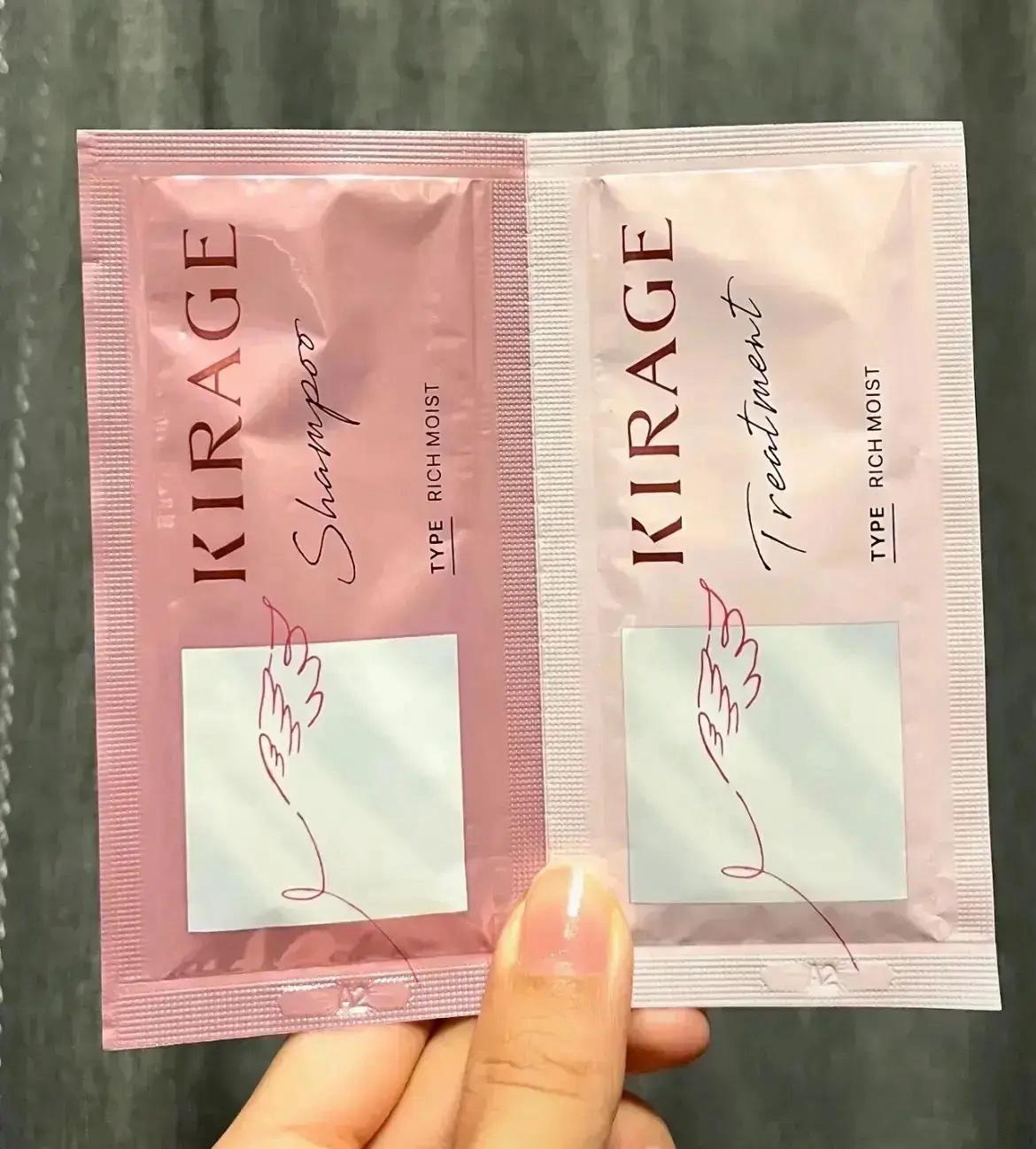 リッチモイスト シャンプー/ヘアトリートメント シャンプー10mL＋ヘアトリートメント10mL/キラージュ/市販シャンプーを使ったクチコミ（1枚目）