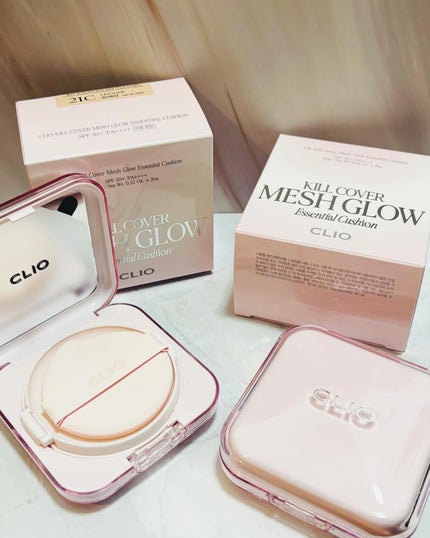 キルカバー メッシュ グロウ エッセンシャル クッション/CLIO/クッションファンデーションを使ったクチコミ(4枚目)