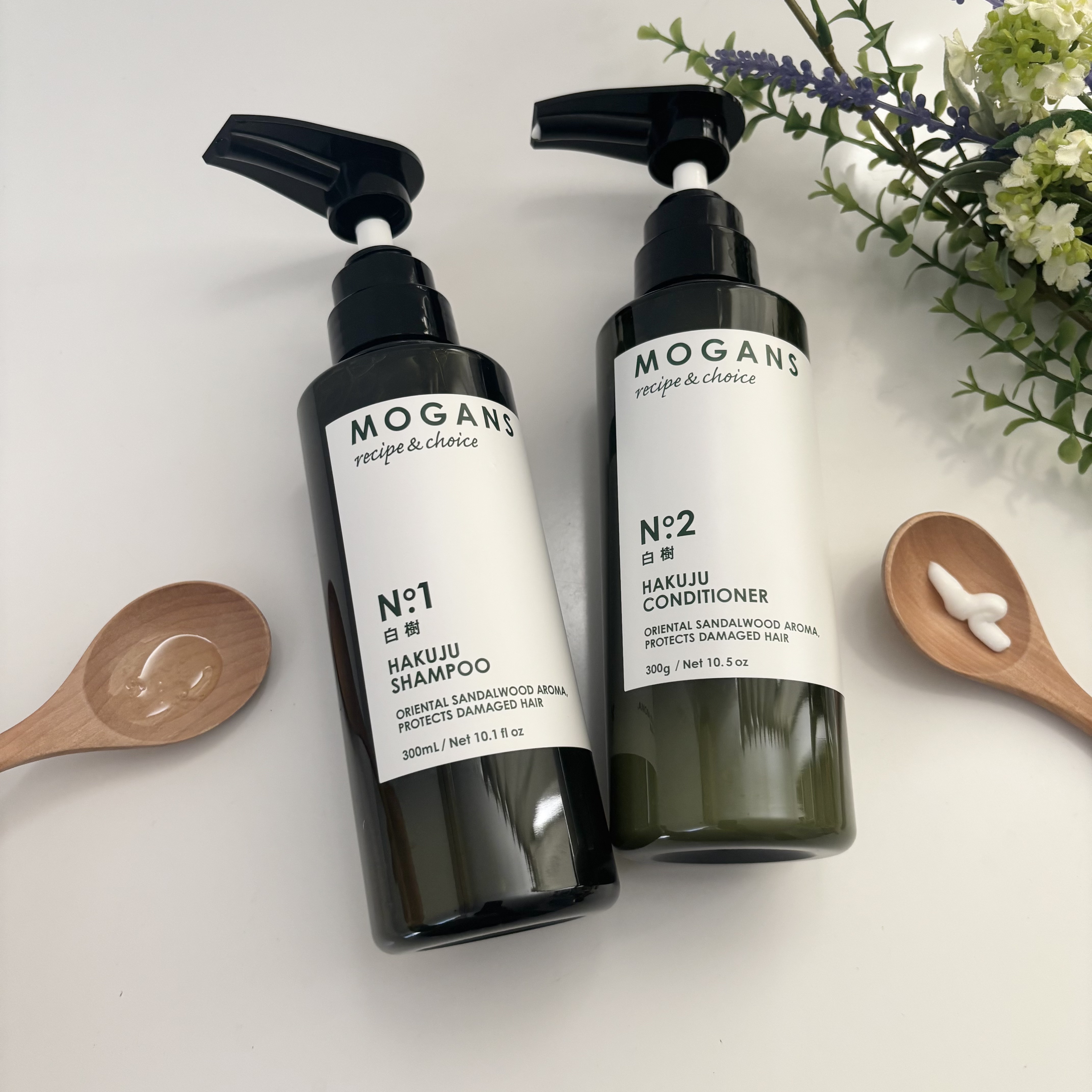 ノンシリコン アミノ酸 シャンプー/コンディショナー白樹（はくじゅ）/MOGANS/市販シャンプーを使ったクチコミ（2枚目）