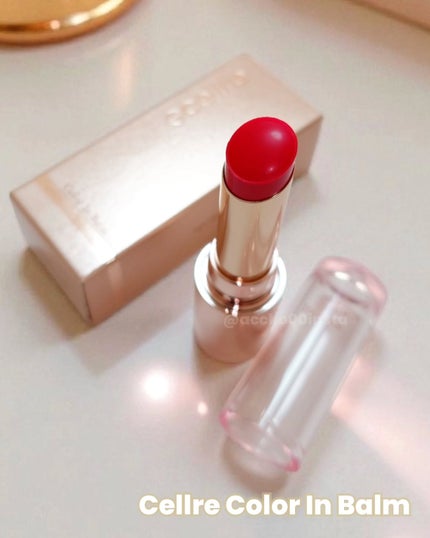 カラーインバーム/CELLRE/口紅を使ったクチコミ(1枚目)