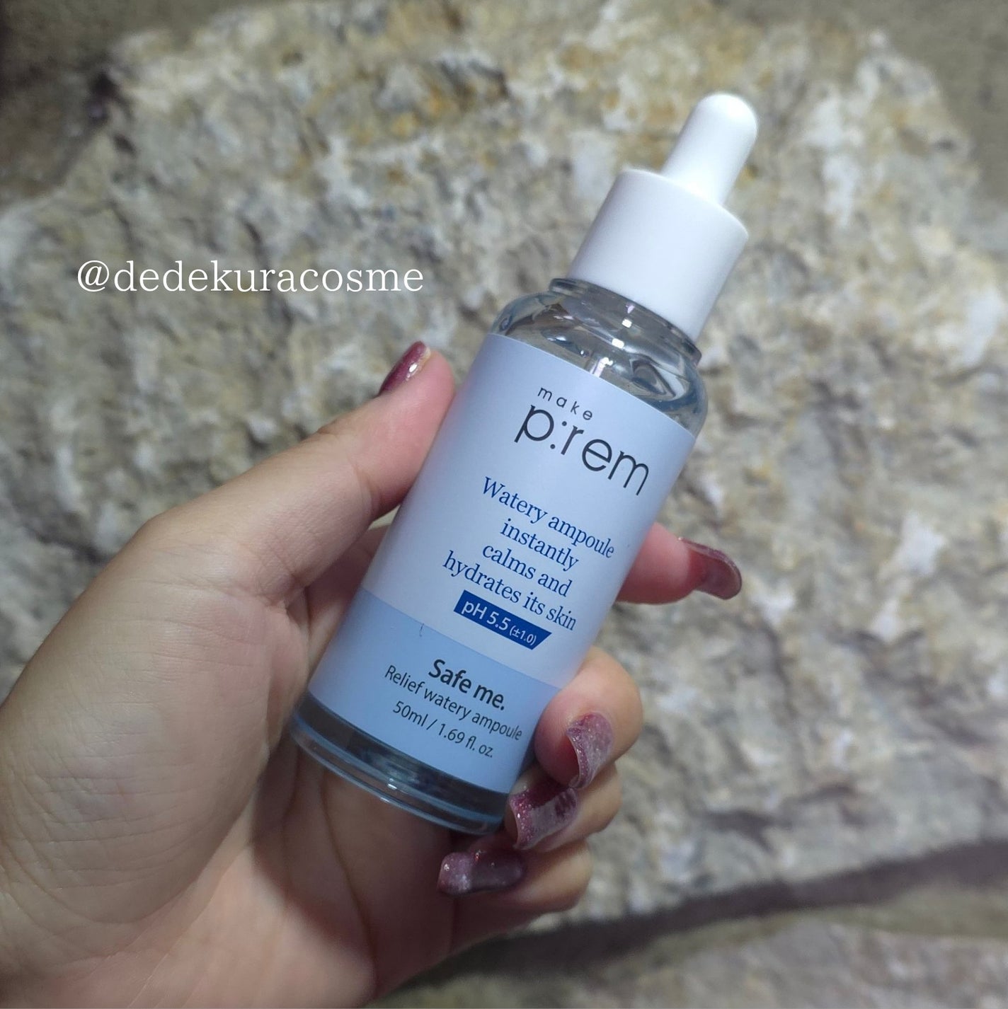 セーフミーリリーフウォータリーアンプル/make prem/美容液を使ったクチコミ(1枚目)