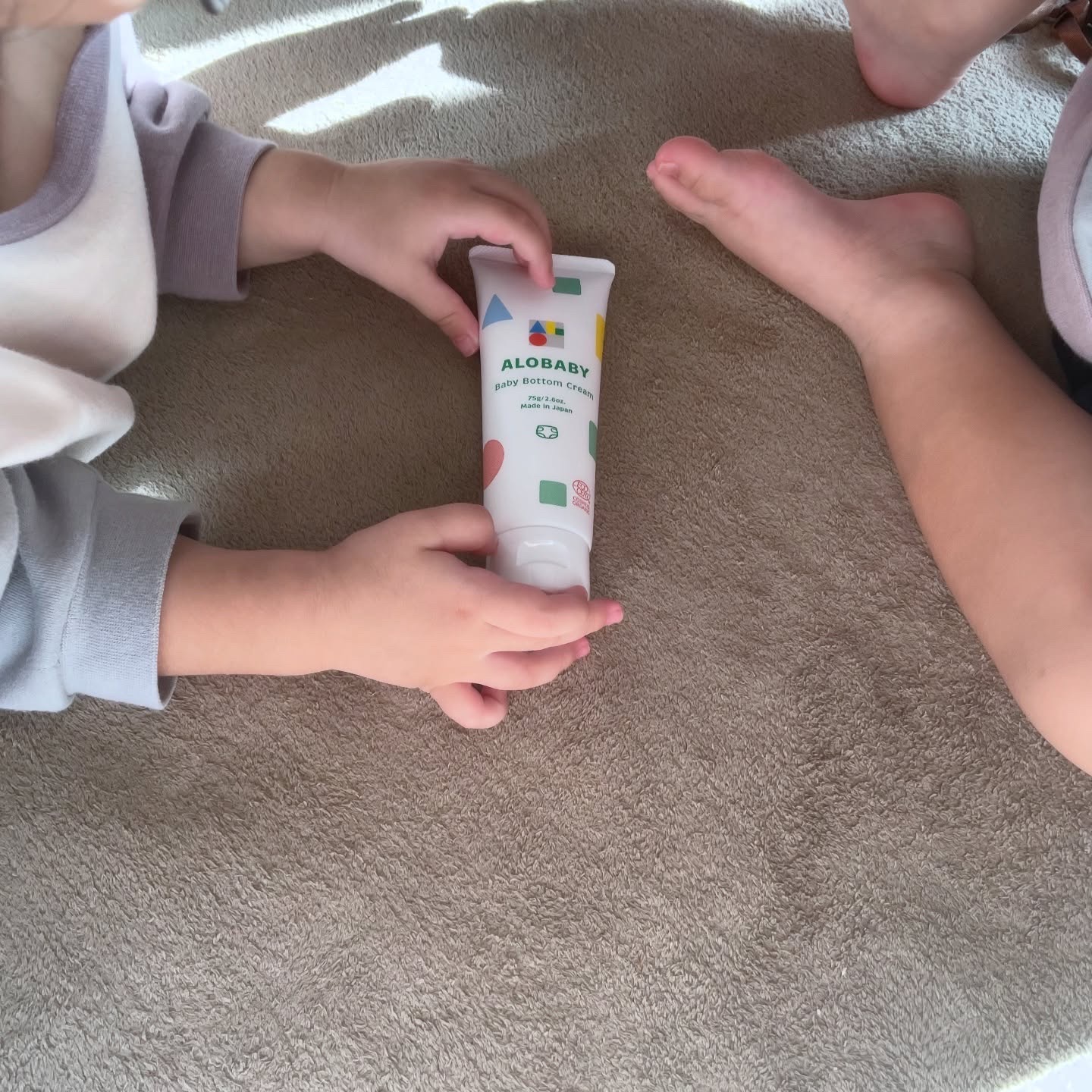 ALOBABY ベビーボトムクリームのクチコミ「\ 子どものおむつ荒れに🌿 / 
╋━━━━━━━━━━━━━━━━━╋

alobabyのボ.....」（1枚目）