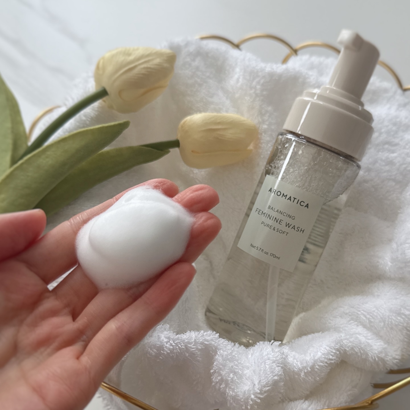 ピュア＆ソフトフェミニンウォッシュ /AROMATICA/デリケートゾーンケアを使ったクチコミ（3枚目）