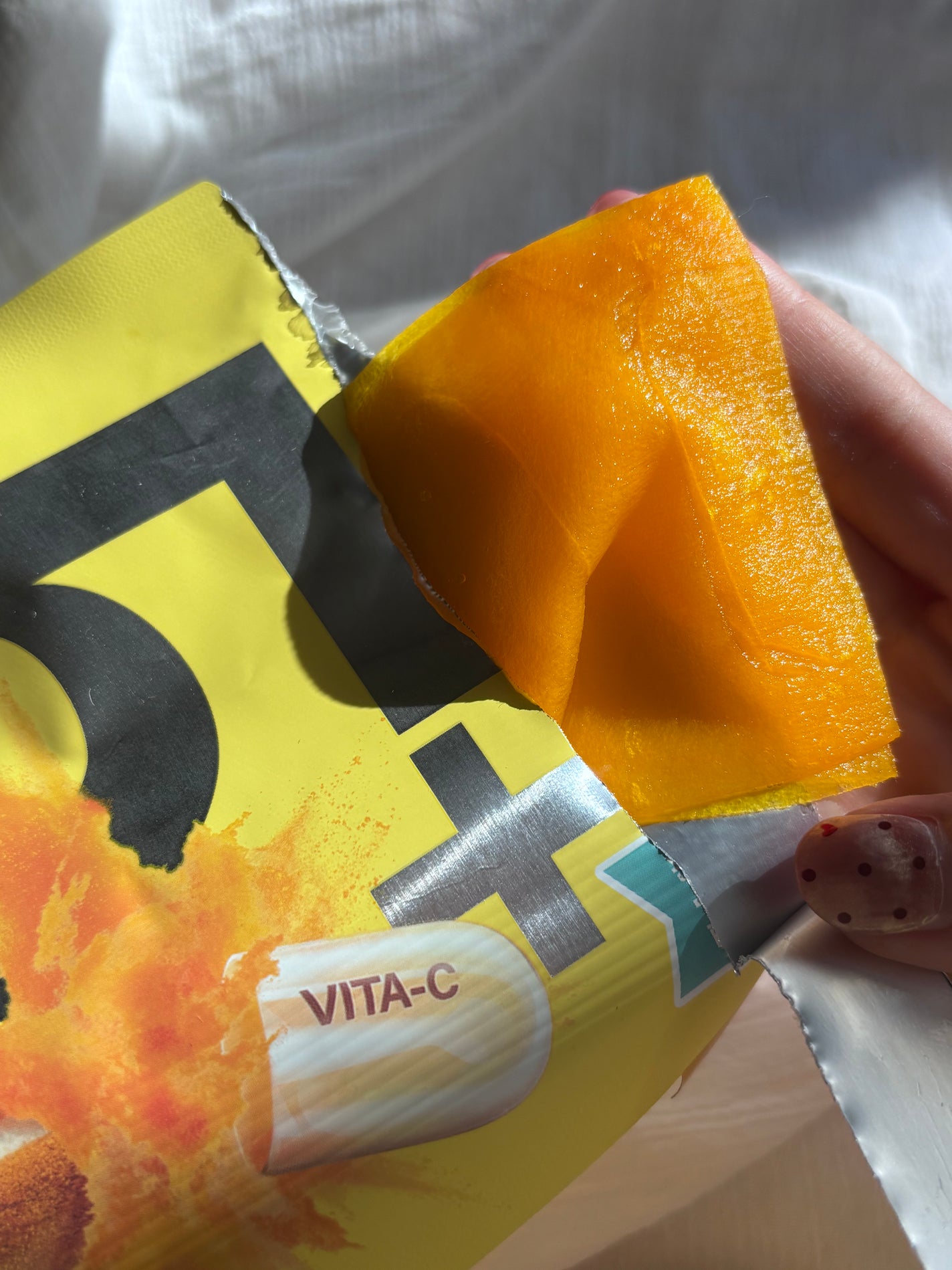 5番 白玉グルタチオンCふりかけマスク/numbuzin/シートマスク・パックを使ったクチコミ(5枚目)